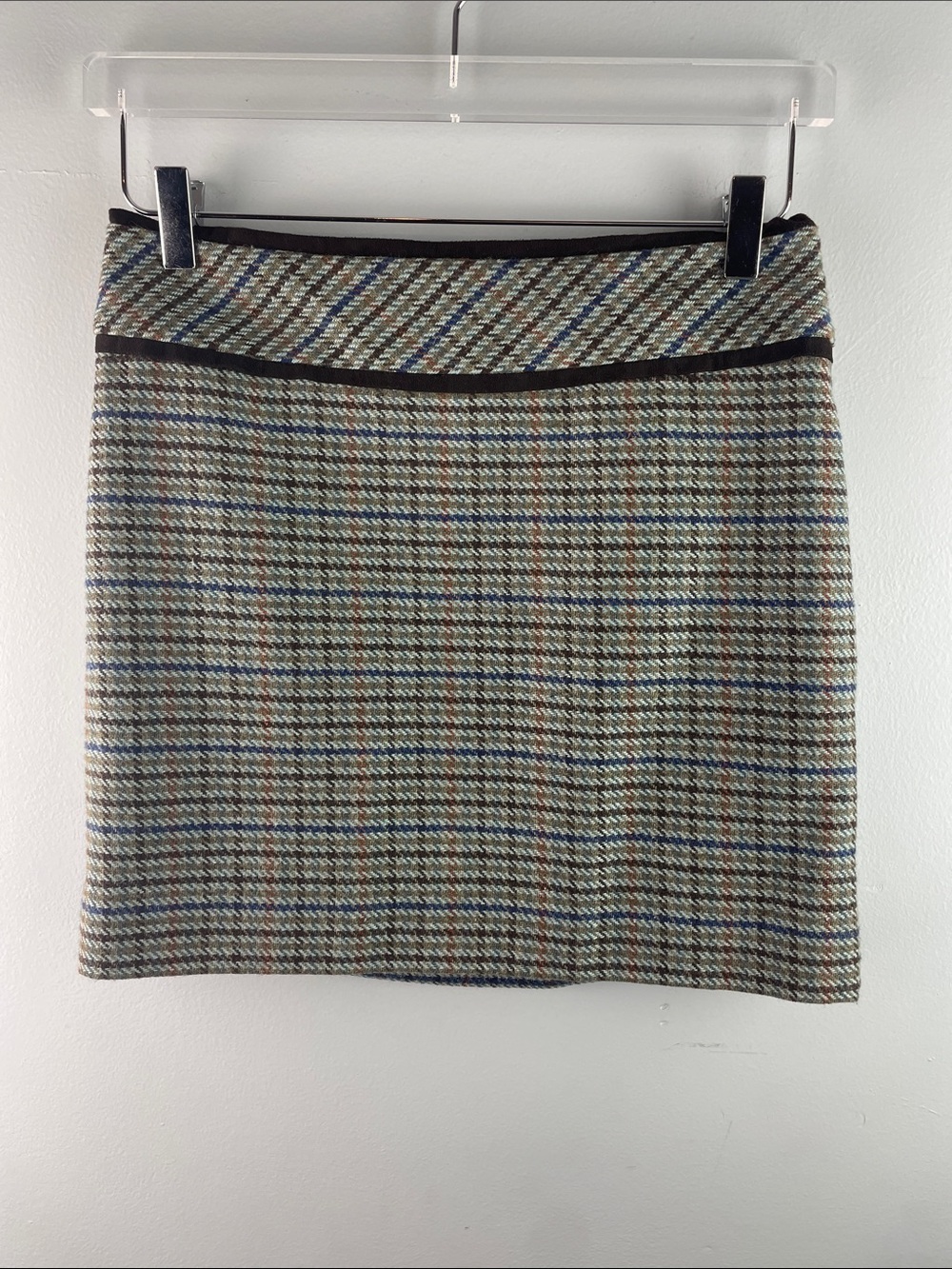 Outback Red Classic Check Mini Skirt Size 2